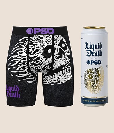 PSD Liquid Death Stretch Boxer Briefs front view