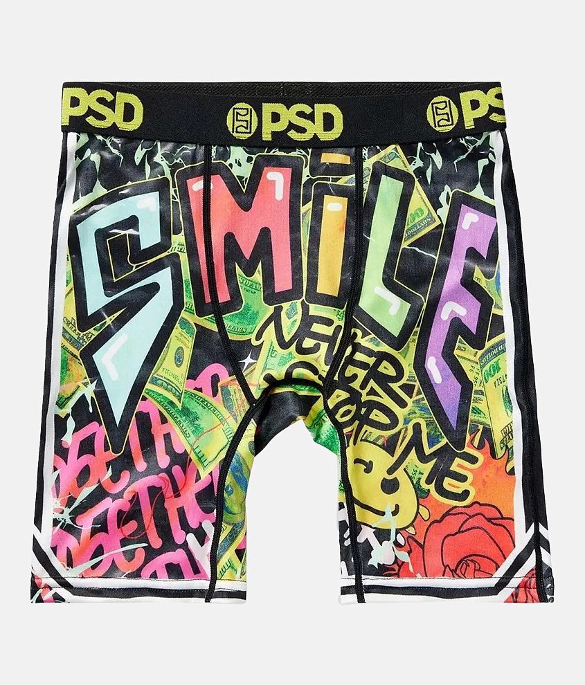 PSD Boys - Smile More Stretch Boxer Brief front view