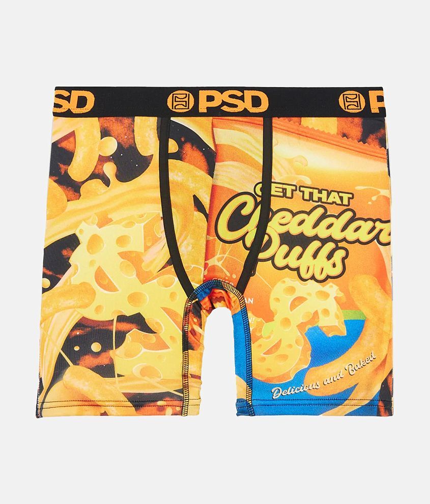 Boys - PSD Get That Cheddar Stretch Boxer Briefs front view