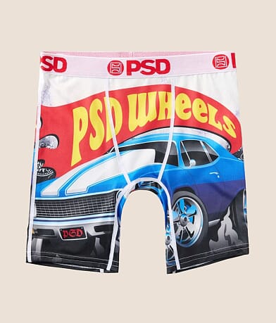PSD Boys - Wheels Stretch Boxer Briefs front view