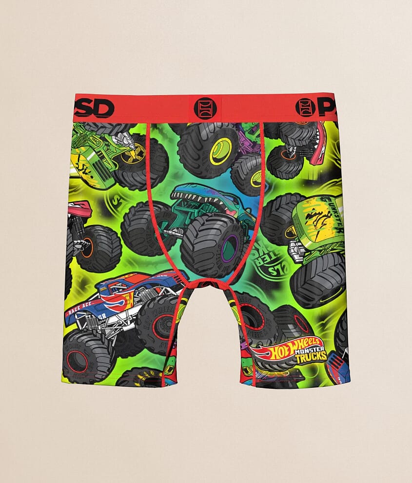 Boys - Hot Wheels Monster Truckin Stretch Boxer Briefs