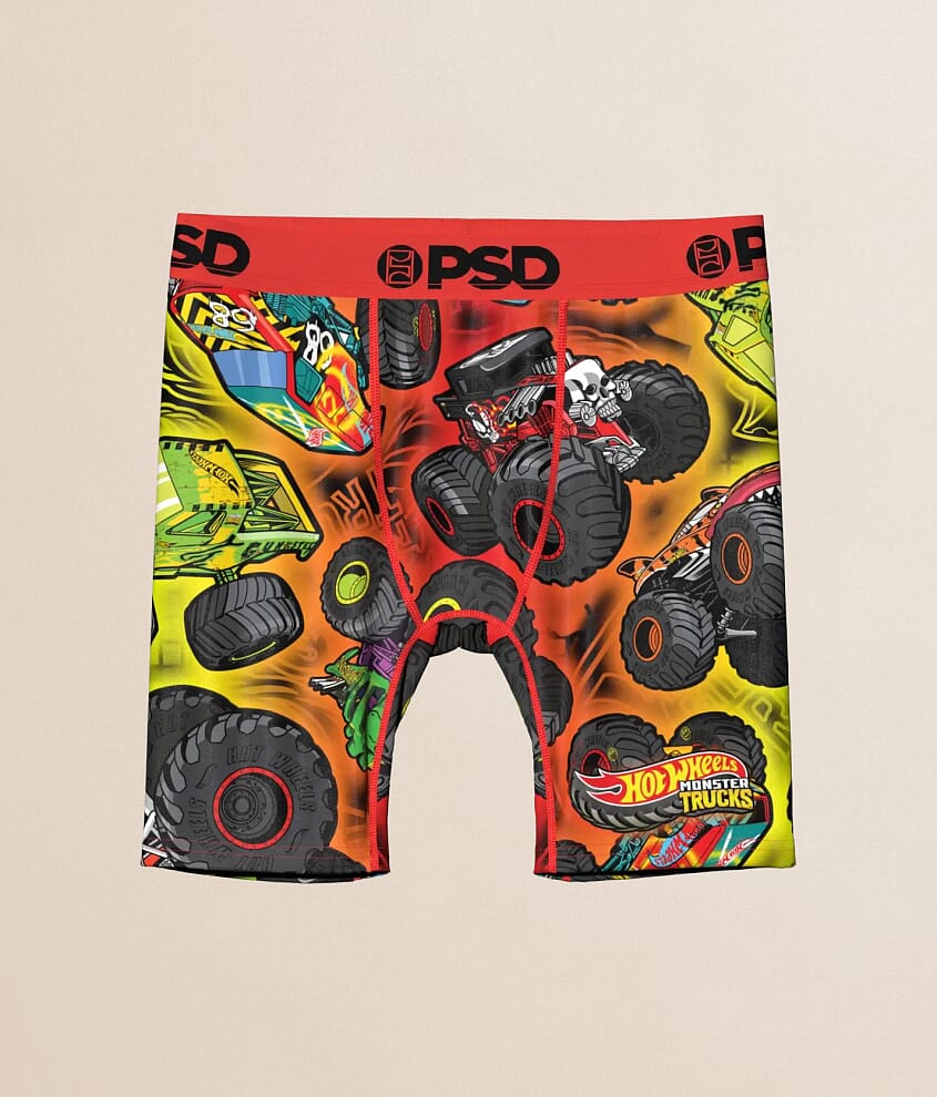 Boys - Hot Wheels Monster Truckin Stretch Boxer Briefs