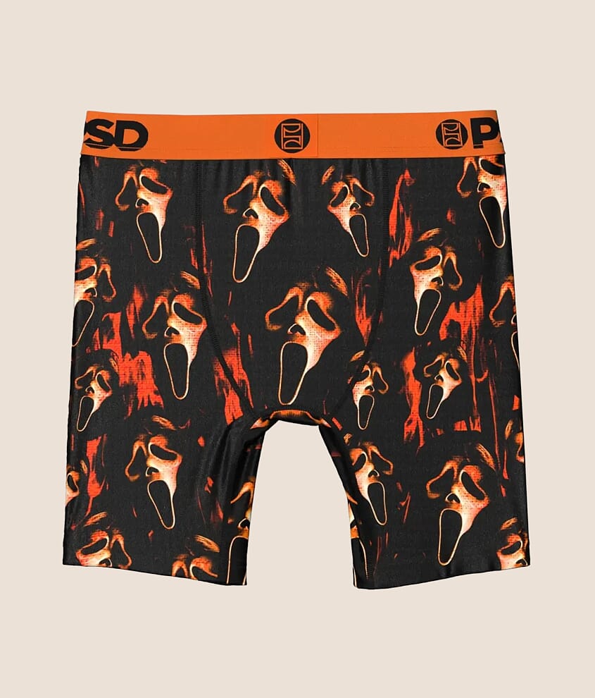 Boys - Ghost Face Glow Stretch Boxer Briefs