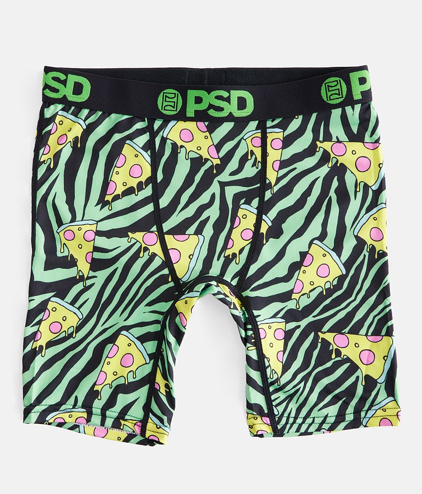 Boys - PSD Neon Pizza Stretch Boxer Brief - Boy's Boxers in Multi