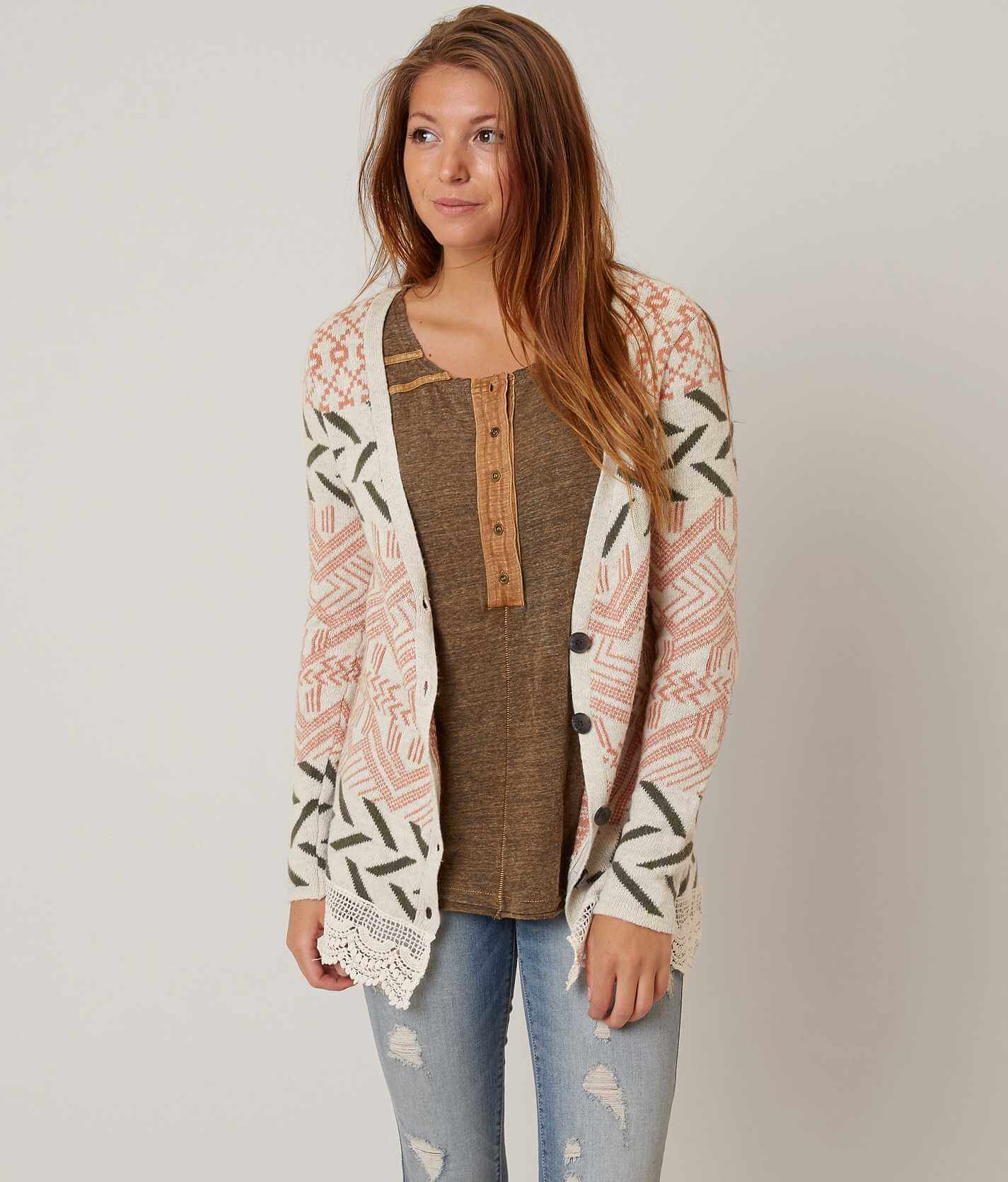 southwestern cardigan womens