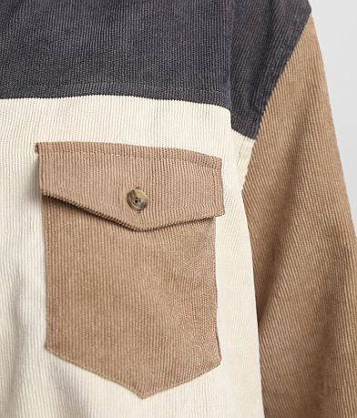 BKE Color Block Corduroy Shirt MISC_DETAIL_1