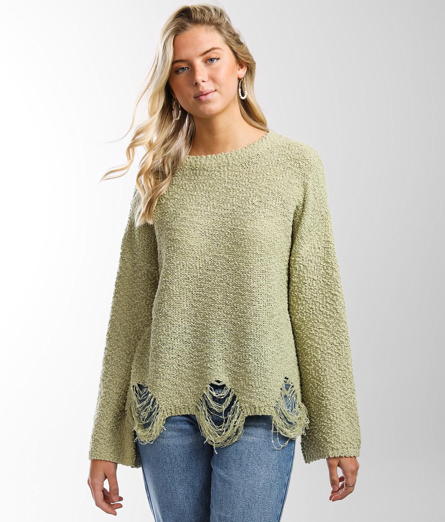 Daytrip Popcorn Sweater Women s Sweaters in Lint Buckle