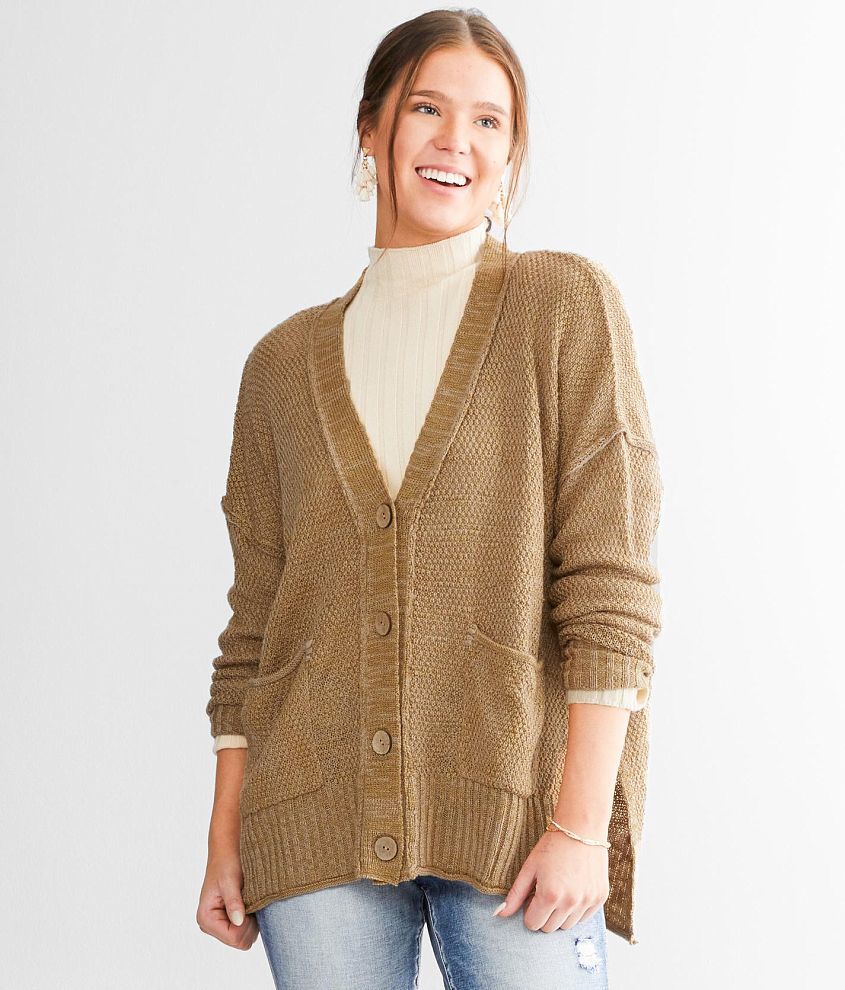 Marled cardigan outlet