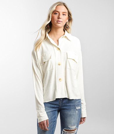 BKE Terry Cloth Shirt FULL_RIGHT_SIDE