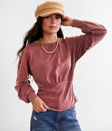 Gilded Intent Washed Corset Top FULL_LEFT_SIDE