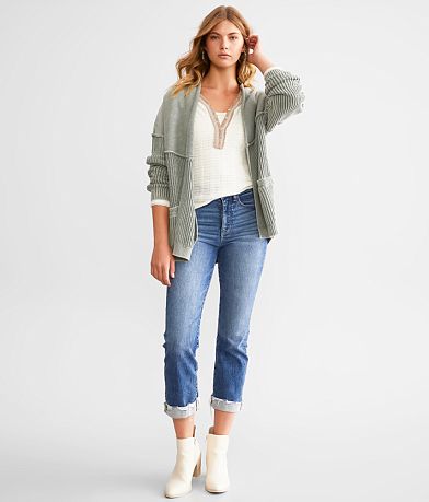 BKE Washed Cardigan Sweater MISC_DETAIL_2