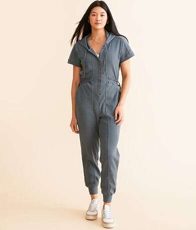 Hooded Henley Jumpsuit thumbnail 8