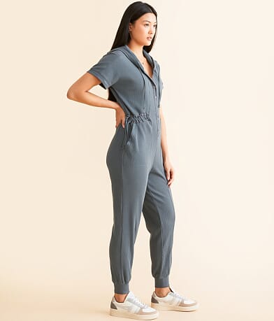 Hooded Henley Jumpsuit thumbnail 3