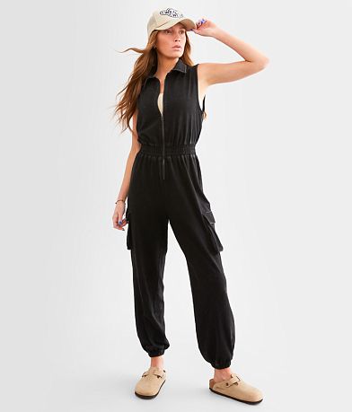 Trixxi Smocked Bodice Romper - Women's Rompers & Jumpsuits Trixxi Smocked Bodice Romper - Women's Rompers & Jumpsuits