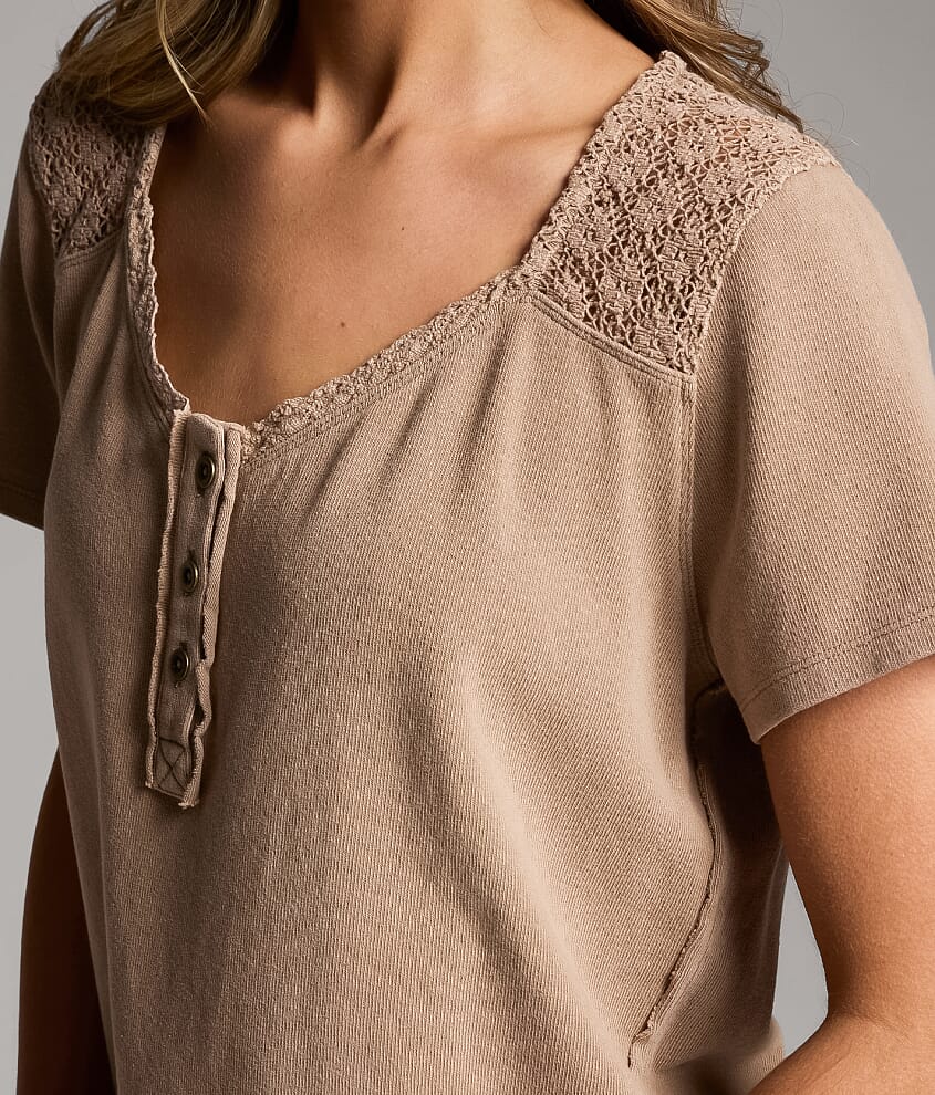 Crochet Henley Top