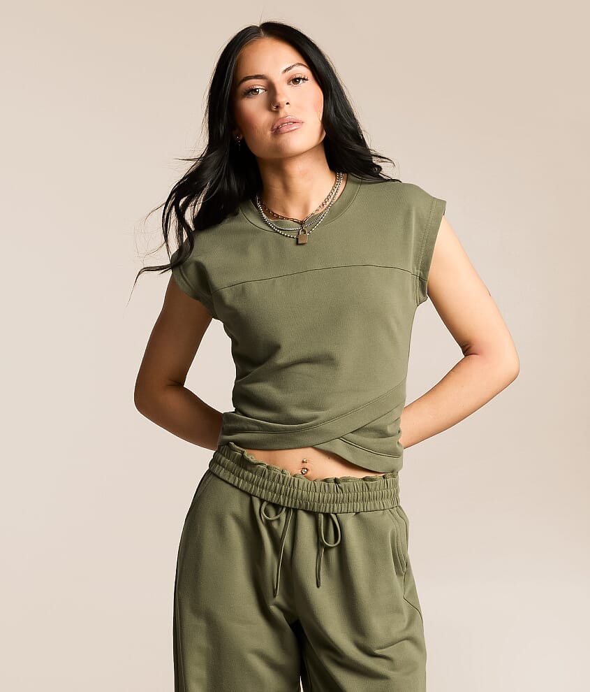 Tulip Hem Cropped Top