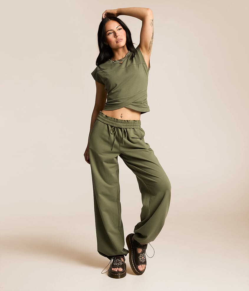 Tulip Hem Cropped Top