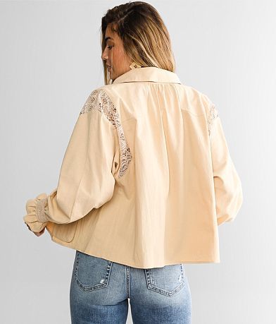 Gimmicks Pieced Crochet Jacket BACK