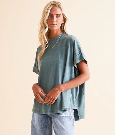 Gilded Intent Studded Boxy T-Shirt FULL_LEFT_SIDE