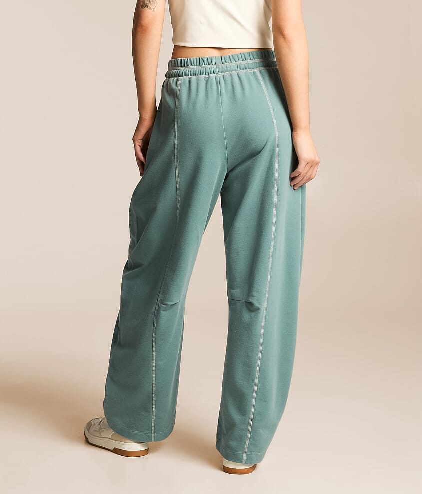 Contrast Stitch Wide Leg Pant - thumbnail 4