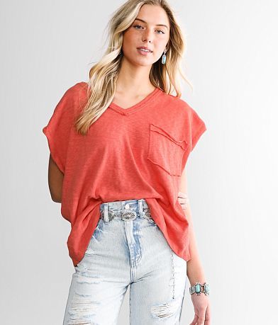 BKE Boxy Knit Top front view