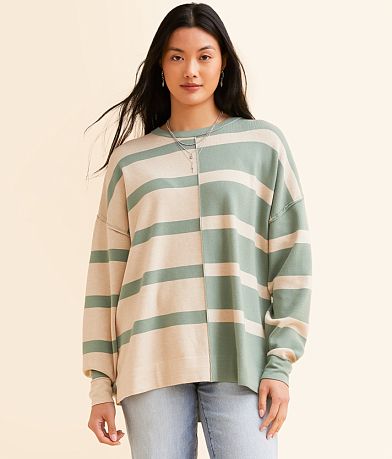 BKE Checkered Tunic Pullover full right side view