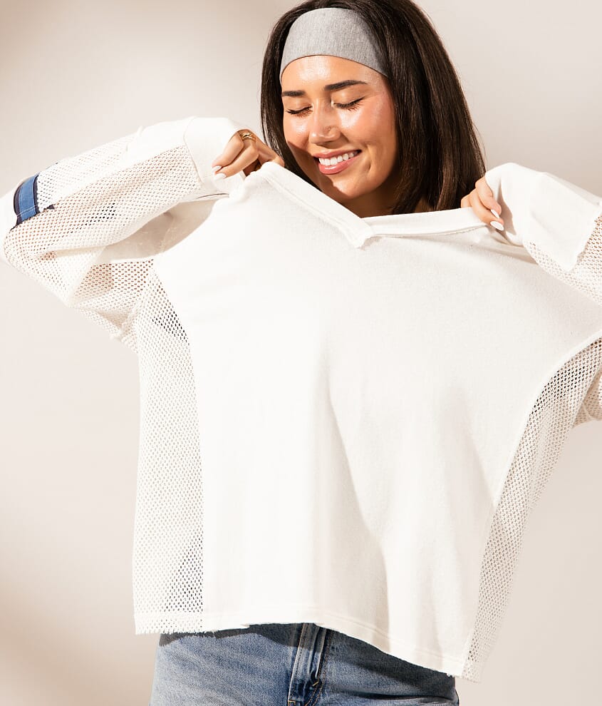 Boundless Edit - Pieced Mesh Top