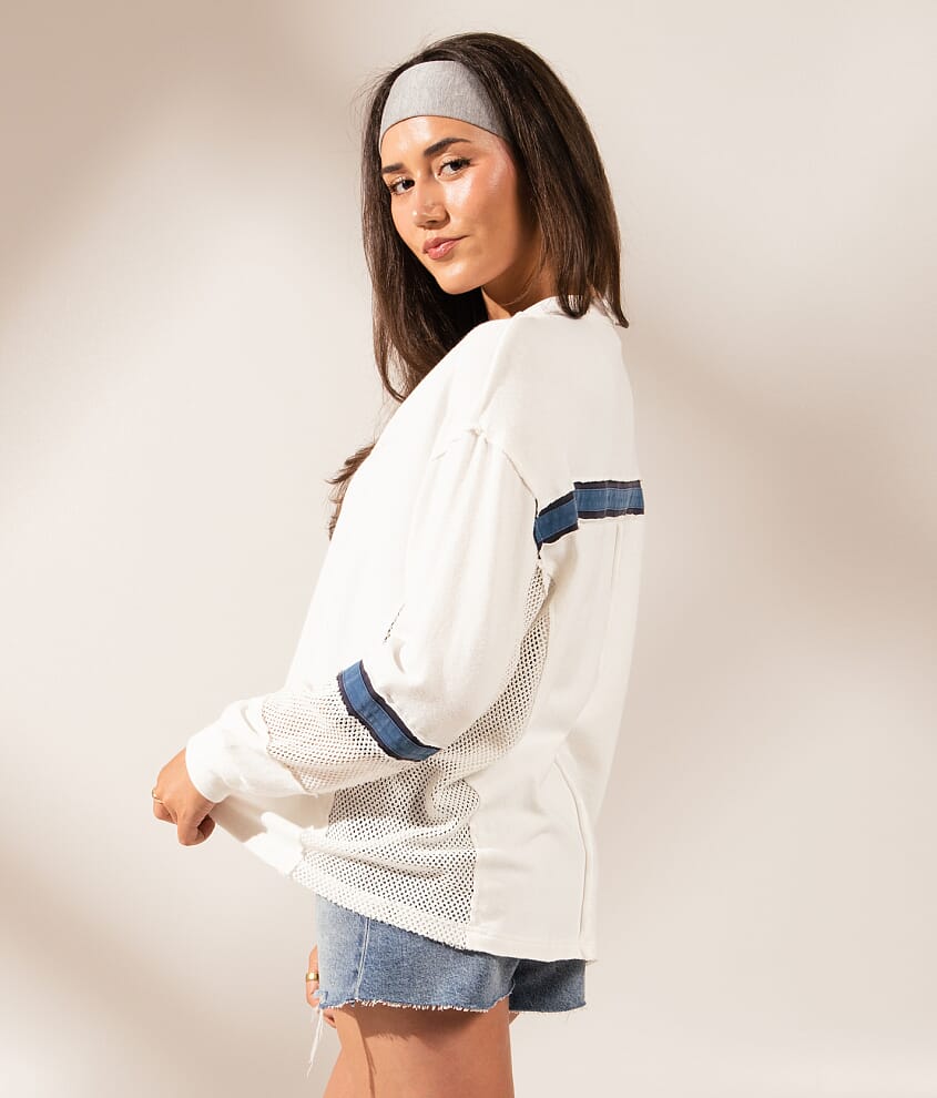 Boundless Edit - Pieced Mesh Top