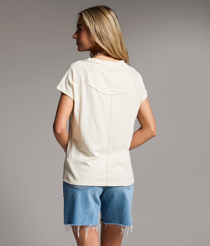Raw Edge Basic T-Shirt