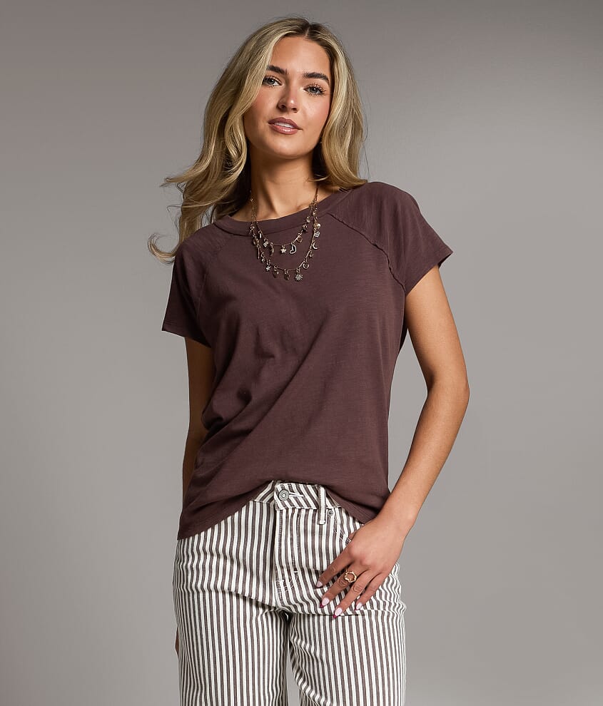Raw Edge Basic T-Shirt