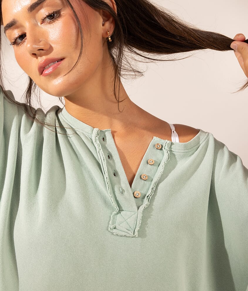 Boundless Edit - Washed Dolman Henley