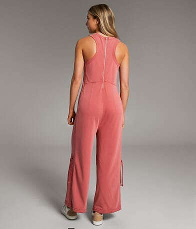 BKE Washed Jumpsuit back view