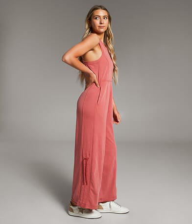 BKE Washed Jumpsuit full right side view