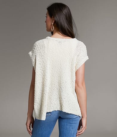 BKE Nubby Oversized Sweater BACK