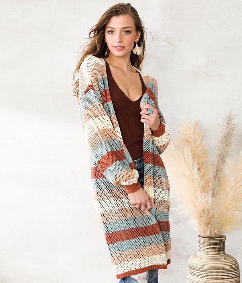 Willow & Root Eyelash Duster Cardigan Sweater - Women's Sweaters