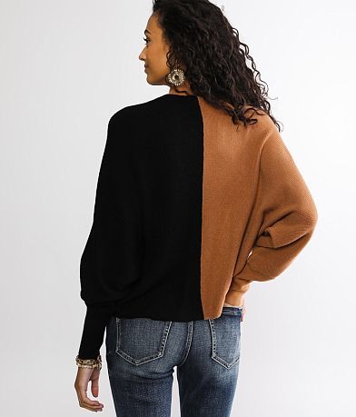 red by BKE Color Block Reversible Sweater BACK