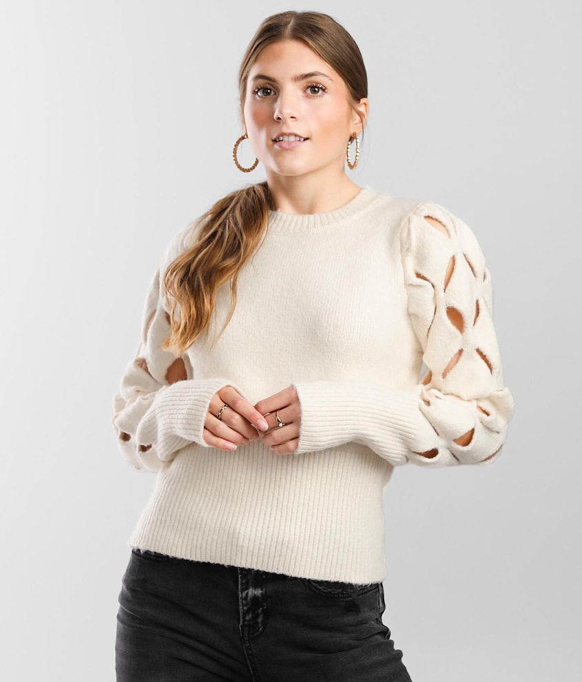 Cut out outlet sleeve jumper