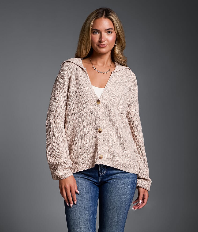 Refined Edit - Collared Cardigan Sweater - thumbnail 2