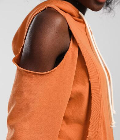 Gilded Intent Cold Shoulder Hooded Sweatshirt MISC_DETAIL_1