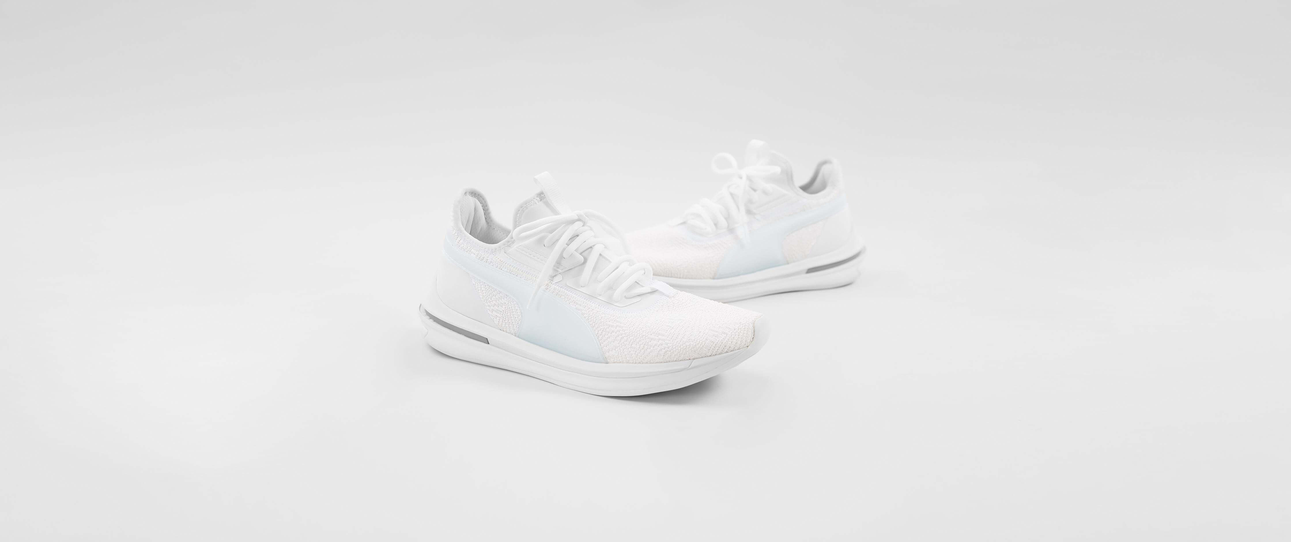 puma ignite white shoes