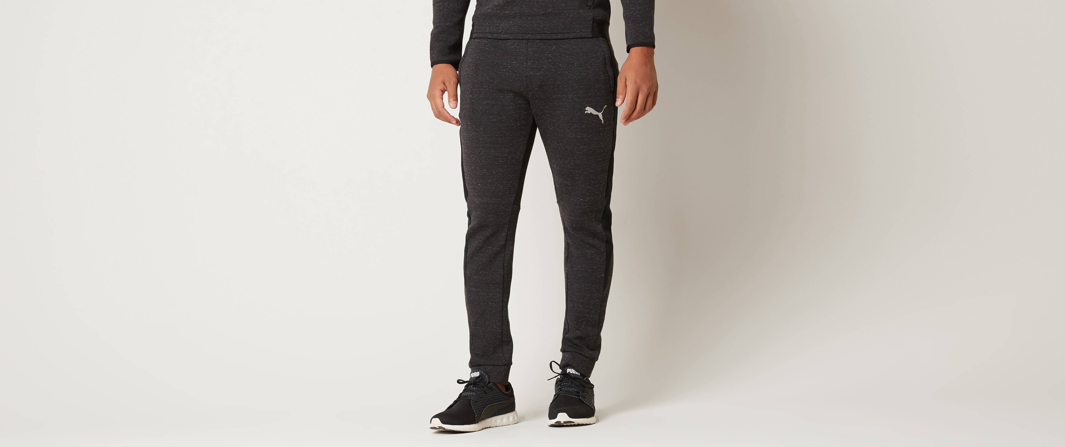 Grey Puma Evo Joggers Mens Clothing Puma Evo Core Pants Medium