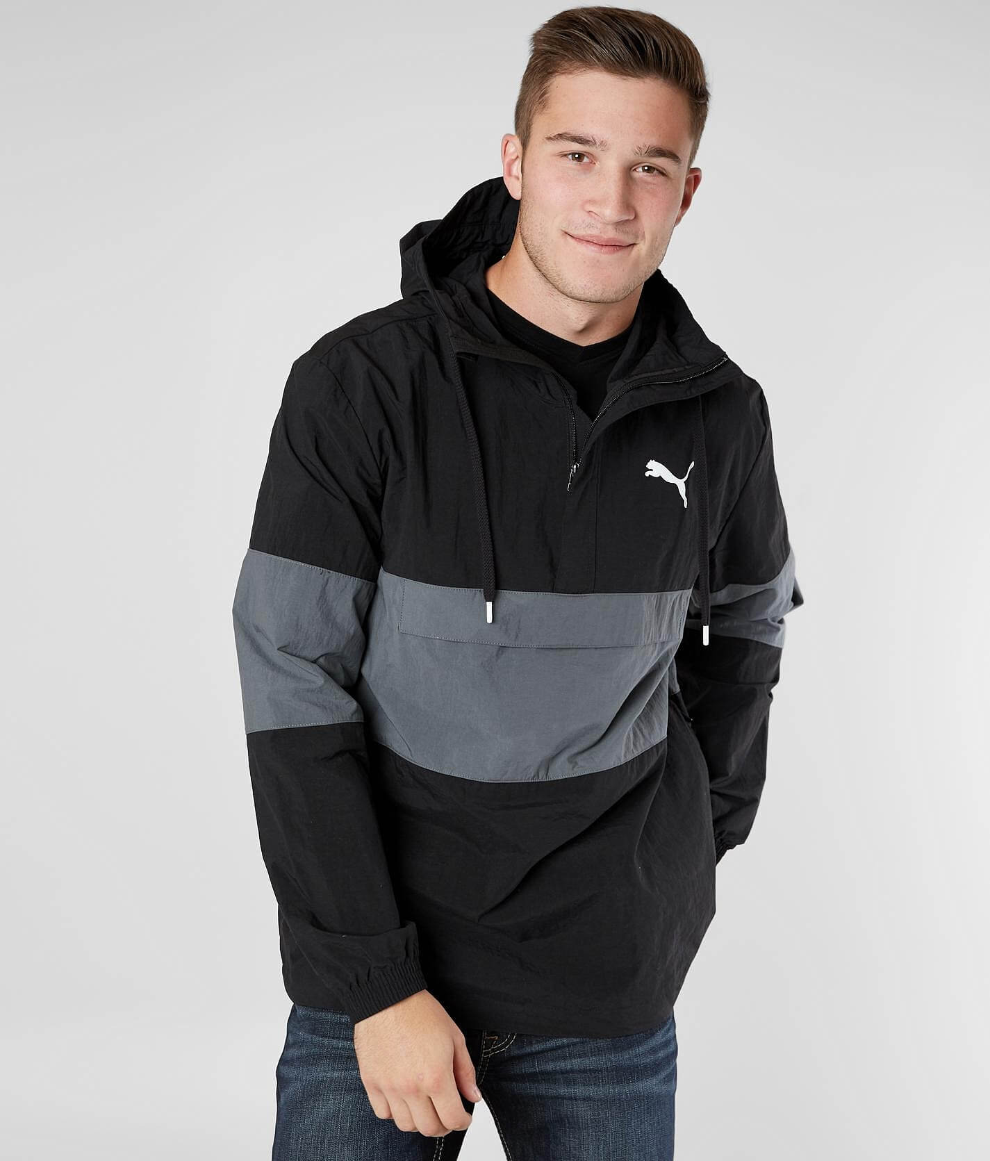 puma hooded windbreaker