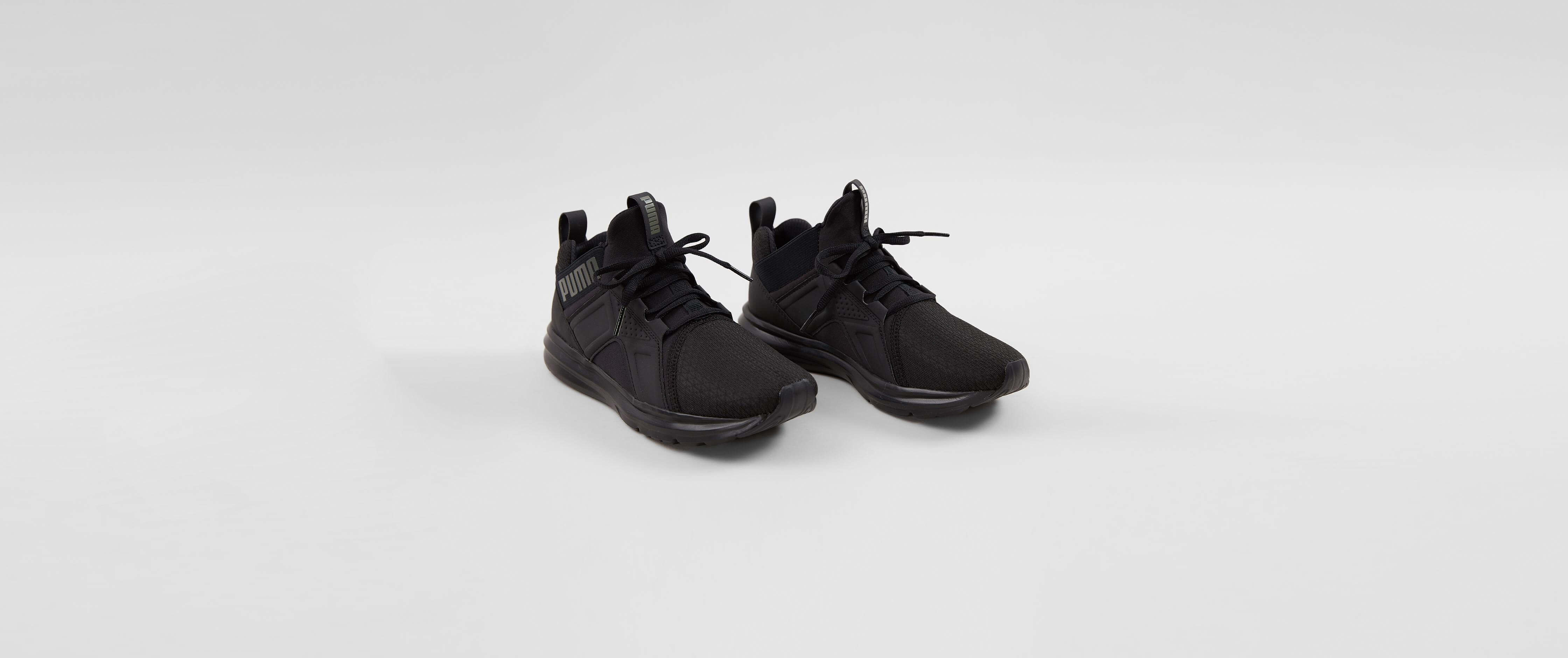 black puma infant shoes