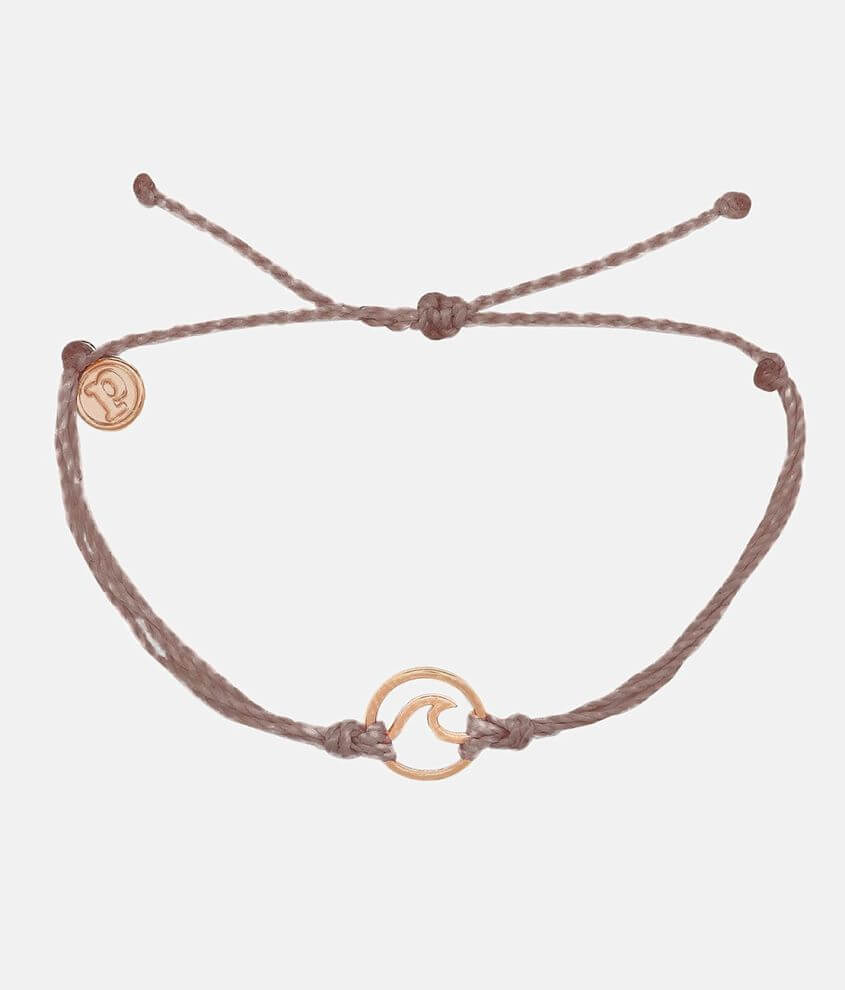 Pura Vida Wave Charm Bracelet Women's Jewelry in Sandalwood Buckle