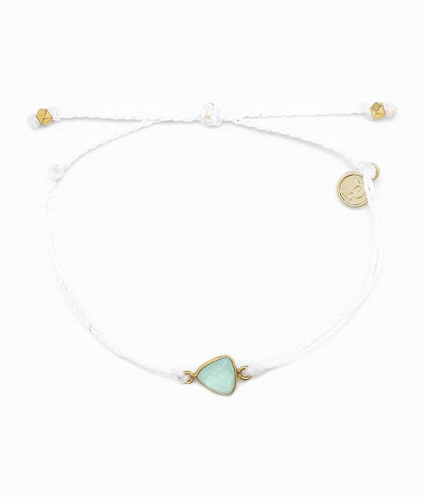 Pura Vida Chalcedony Charm Bracelet Womens Jewelry In White Buckle