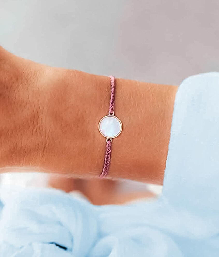 Pura Vida Mother Of Pearl Charm Bracelet