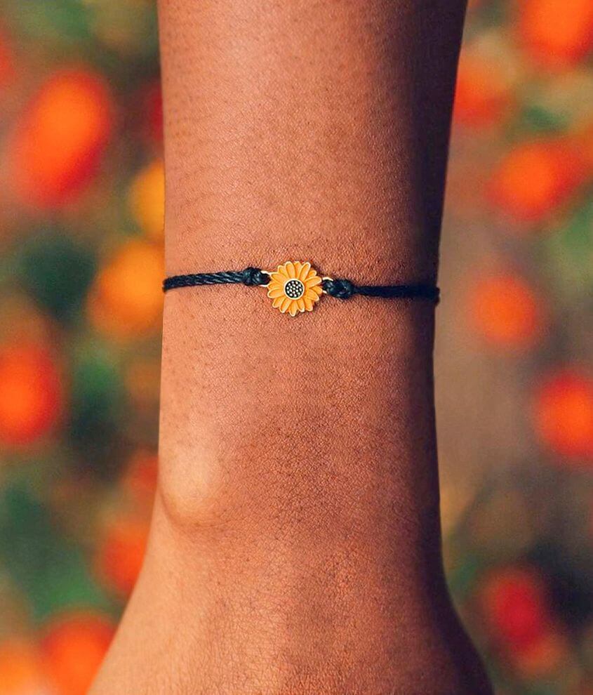 Sunflower charm for on sale bracelet