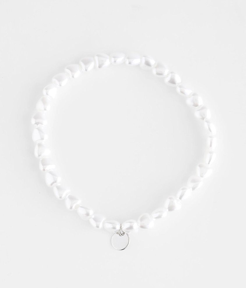 Pura Vida Mop Heart Bracelet front view