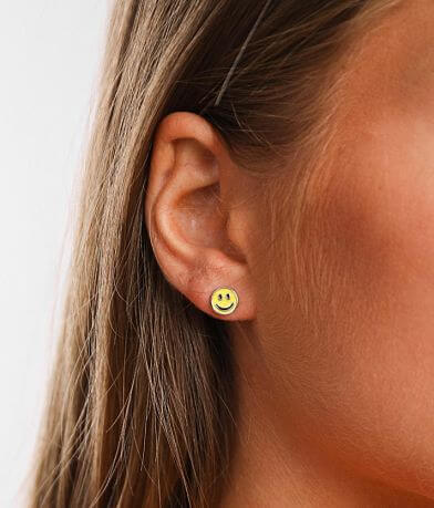 Pura Vida Happy Face Earring misc detail 1 view