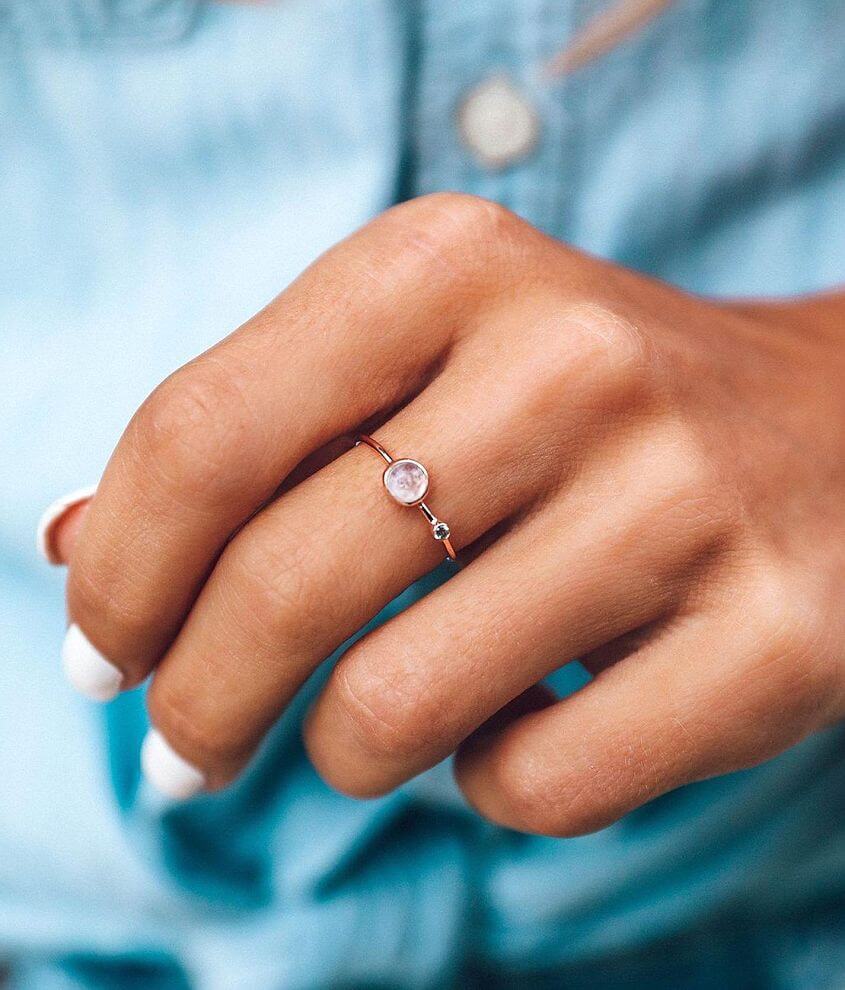 Pura Vida Moonstone Ring front view